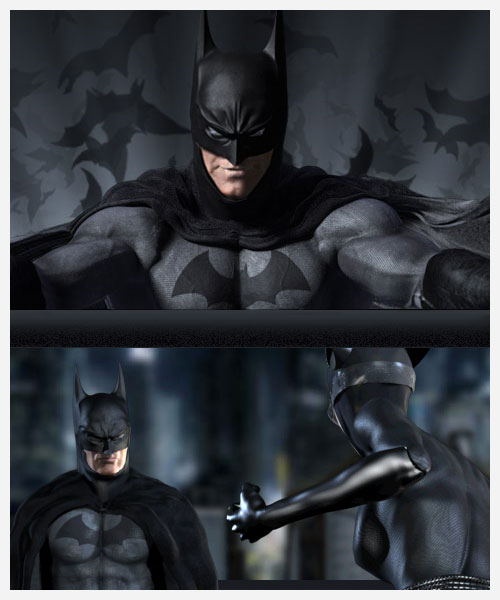 Batman 3D website background