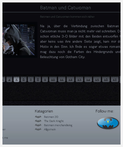 Batman 3D footer