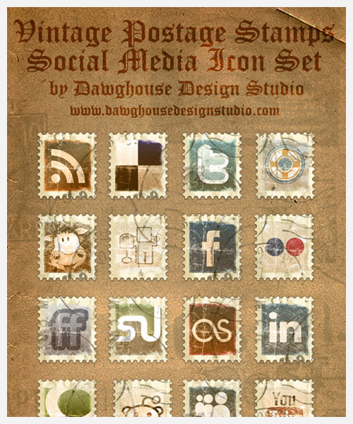 social media icons from dawghouse design studio