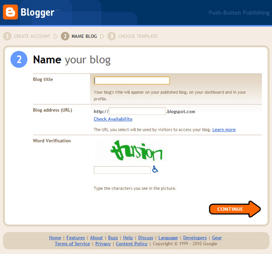 Name your blog