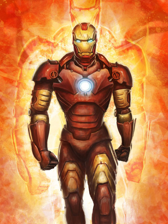 iron man by atlantiz15