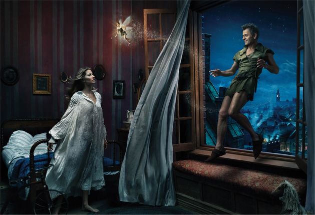 Gisele Bündchen, Tina Fey, Mikhail Baryshnikov in Peter Pan