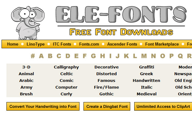 ele-fonts.com