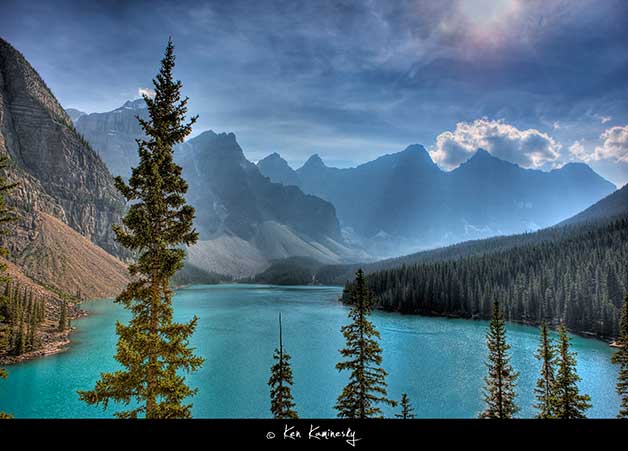 Banff-Lake-Moraine by Ken Kaminesky