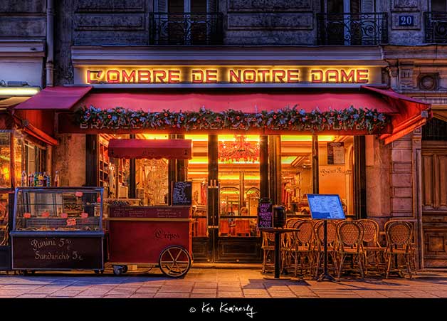 Paris-L'Ombre-de-Notre-Dame by Ken Kaminesky