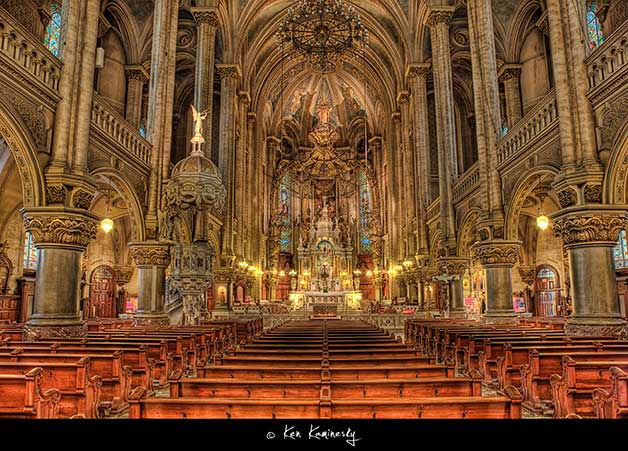 Quebec-City-St.-Jean-Baptiste-Church by Ken Kaminesky