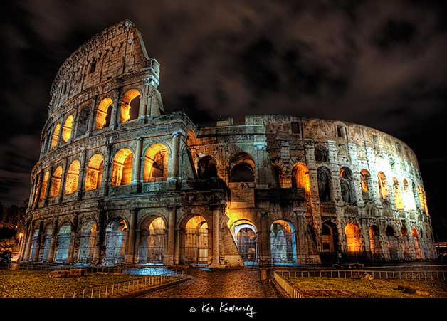 Rome-Colloseum by Ken Kaminesky