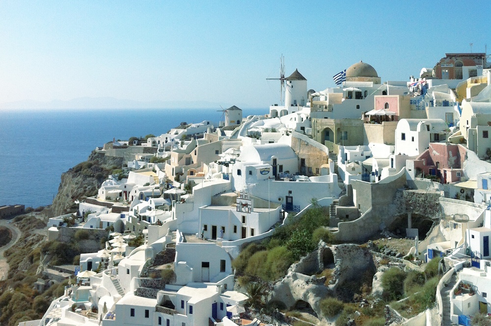 Oia a small town and former community in the South Aegean